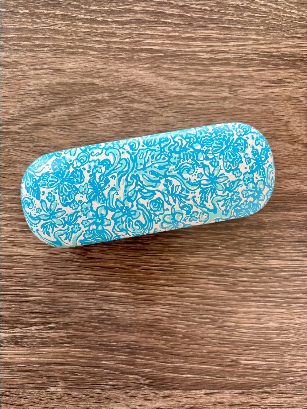 Lilly Pulitzer—Sunglass Eyeglass Case, Blue/Turquoise/White